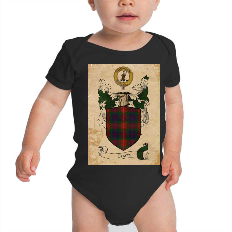 Clan Fraser Baby Bodysuit by PantsArts | Artistshot