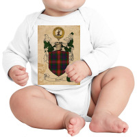 Clan Fraser Long Sleeve Baby Bodysuit | Artistshot