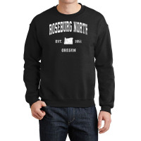 Roseburg North Oregon Or Vintage Athletic Sports Design T Shirt Crewneck Sweatshirt | Artistshot