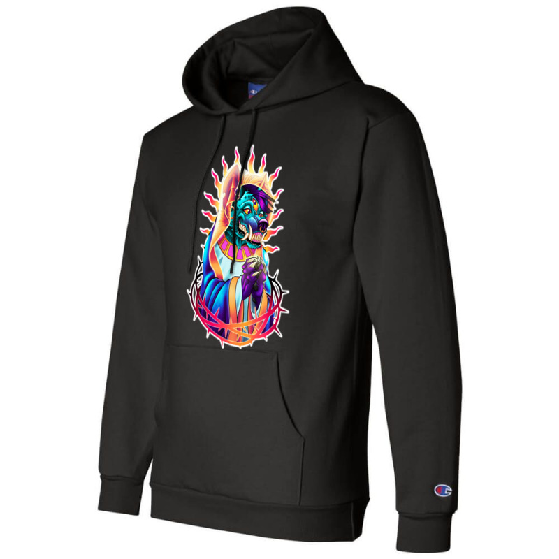 Holy Hyena Champion Hoodie | Artistshot