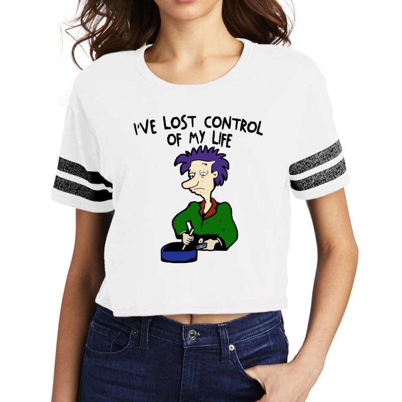 Ive Lost Control Of My Life Scorecard Crop Tee by Hot Trends | Artistshot