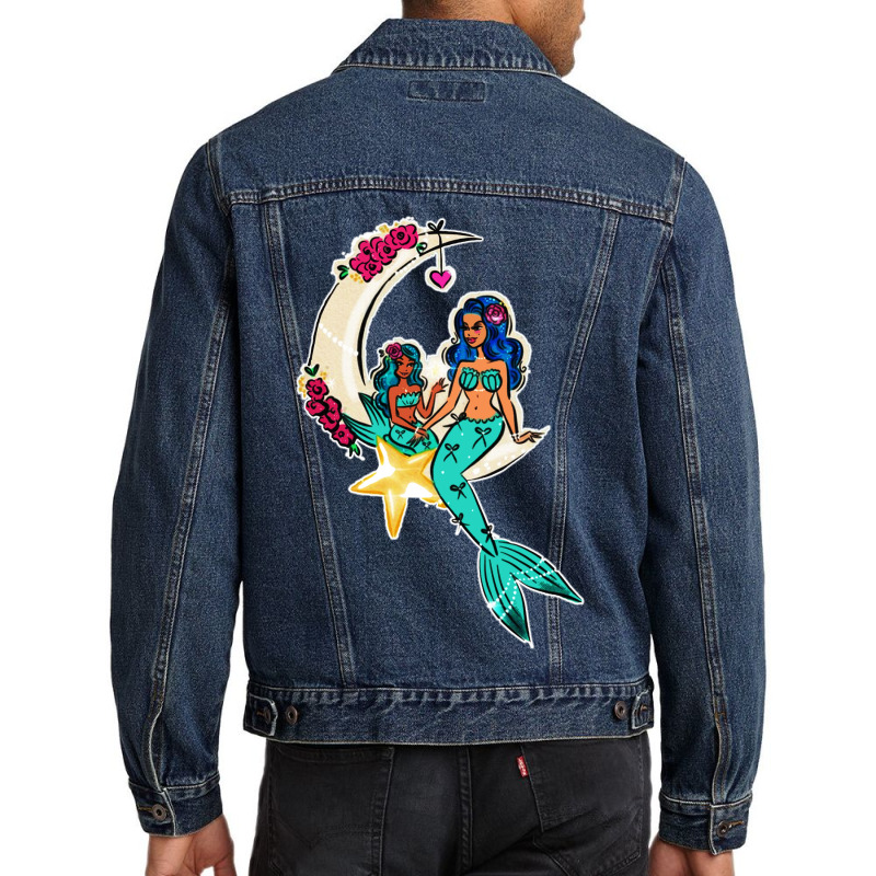 Jasmine Moon Men Denim Jacket | Artistshot