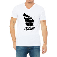 Thanos V-neck Tee | Artistshot