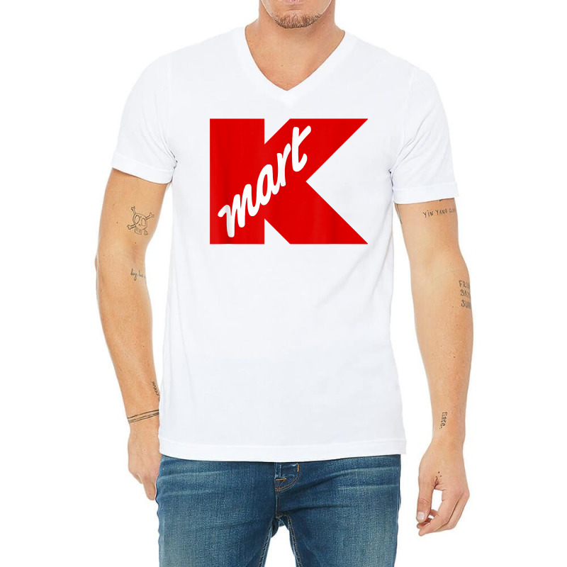 Kmart Department Vintage Retro K Mart T Shirt V-neck Tee. By Artistshot