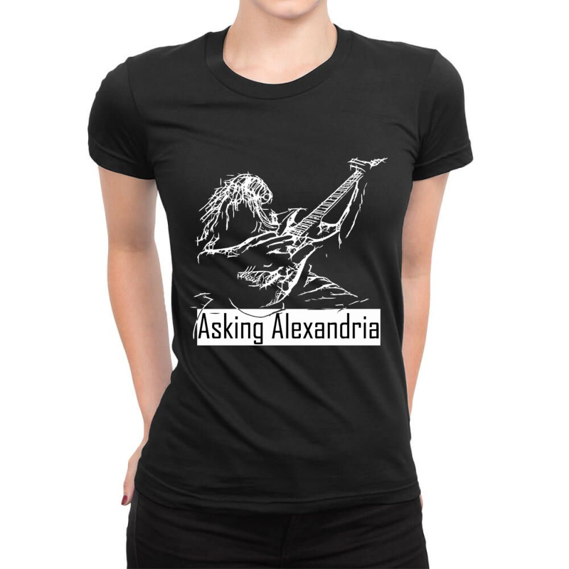 Asking Alexandria Metalcore Ladies Fitted T-Shirt by billy art | Artistshot