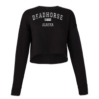 Deadhorse Alaska Vintage T Shirt T Shirt Cropped Sweater | Artistshot