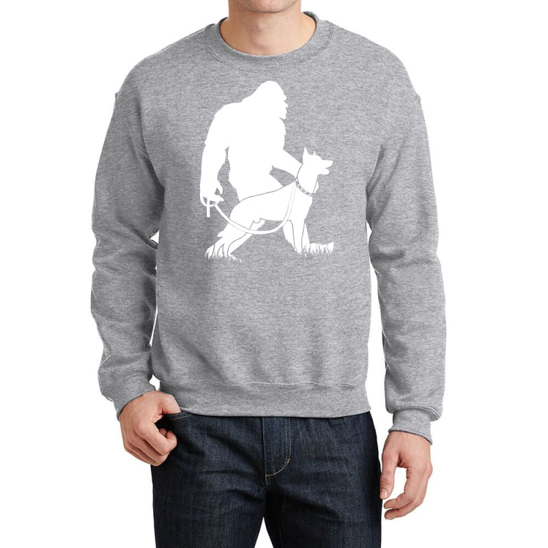 Belgian Malinois T Shirtbigfoot Walking Belgian Malinois T Shirt (1) Crewneck Sweatshirt by jordanianstroke | Artistshot