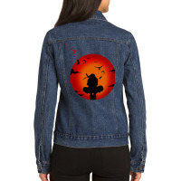 Night Spirit Ladies Denim Jacket | Artistshot