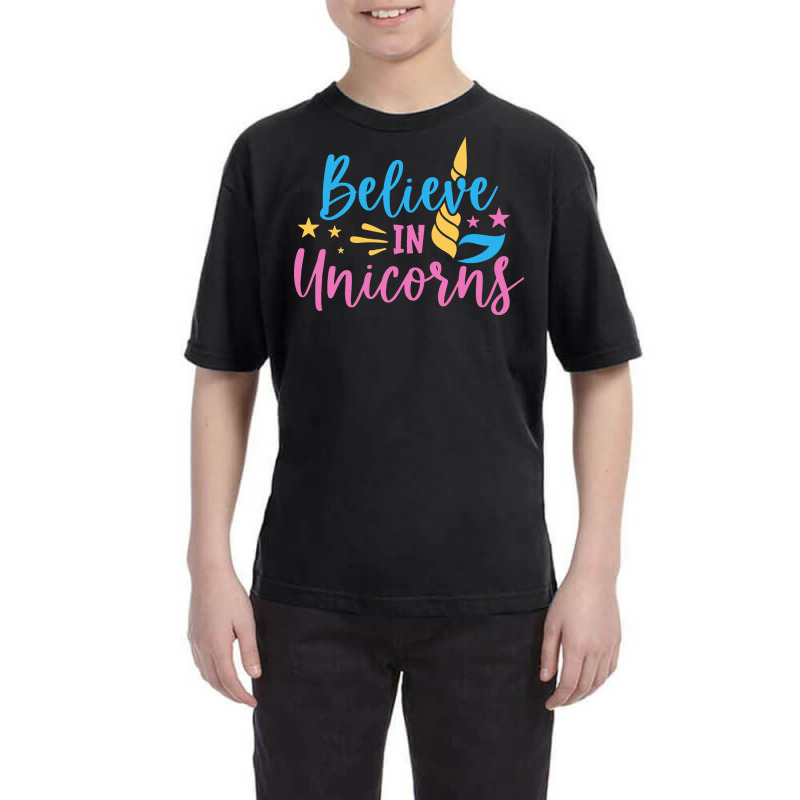 Believe N Unicorns T  Shirtbelieve în Unicorns T  Shirt Youth Tee | Artistshot