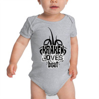 Kraken Loves Boat Baby Bodysuit | Artistshot