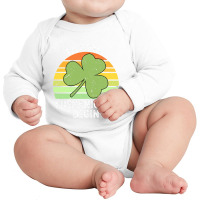 Let The Shenanigans Begin Vintage Saint Patricks Day Long Sleeve Baby Bodysuit | Artistshot