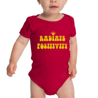 Radiate Positivity Fun Baby Bodysuit | Artistshot