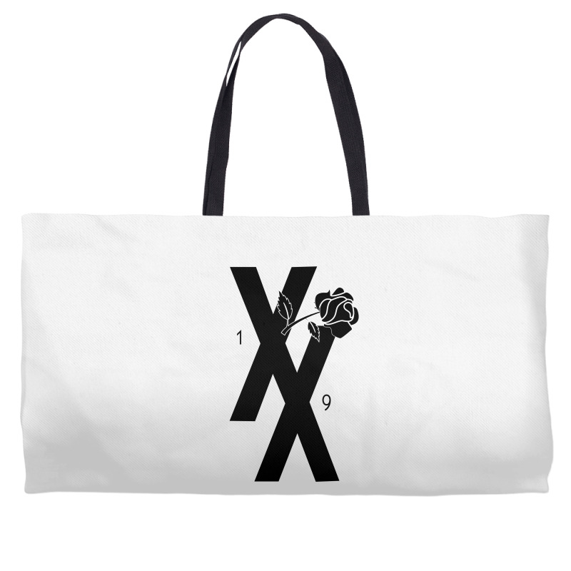 Mgk T Xx Shirt Flower Black Rose Weekender Totes | Artistshot