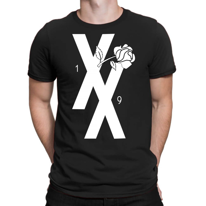 Custom Mgk T Xx Shirt Flower Black Rose .. T-shirt By Rardesign