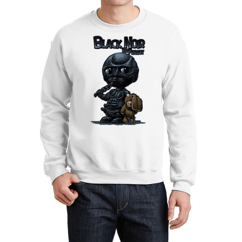 Black Noir The Peanut Crewneck Sweatshirt | Artistshot