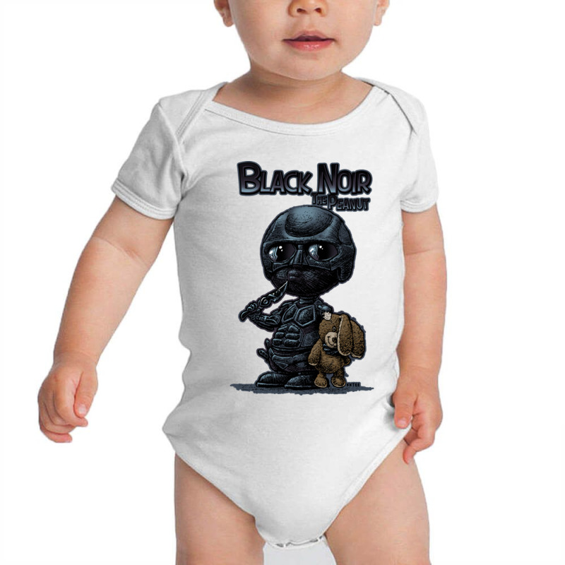 Black Noir The Peanut Baby Bodysuit | Artistshot