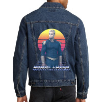 Hommlander Vaporwave Men Denim Jacket | Artistshot