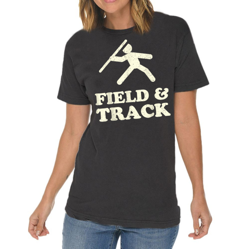 Vintage Track & Field Throwing Coach Javelin Shot Put Discus T Shirt Vintage T-Shirt by haylesfshiltsxd1 | Artistshot