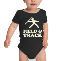 Vintage Track & Field Throwing Coach Javelin Shot Put Discus T Shirt Baby Bodysuit | Artistshot