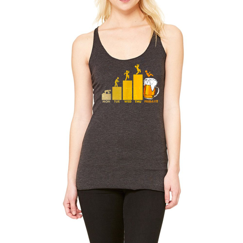 Week Craft Beer Funny Weekly Work Schedule Of Drinking Team T Shirt Racerback Tank by kewisharemeliadq | Artistshot