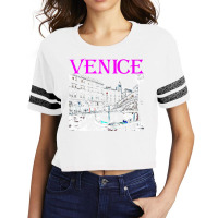 Venice Italy Travel Rialto Bridge Gondolas Grand Canal Black Premium T Scorecard Crop Tee | Artistshot