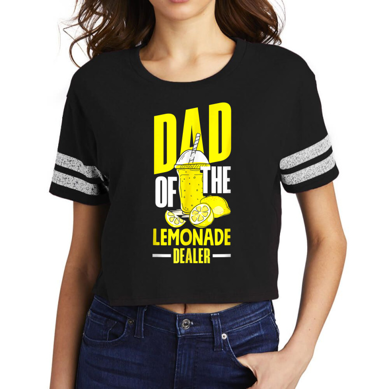 Lemonade Stand Juice Store Dad Of The Lemonade Dealer Funny T Shirt Scorecard Crop Tee by alaizws | Artistshot