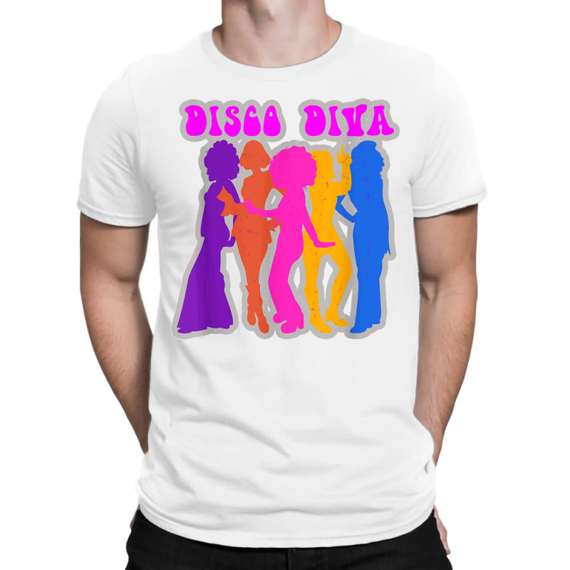 Disco Diva Disco Outfit Women Disco Girl Costume Designs T Shirt T-shirt | Artistshot