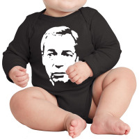 Nigel Farage Ukip Long Sleeve Baby Bodysuit | Artistshot