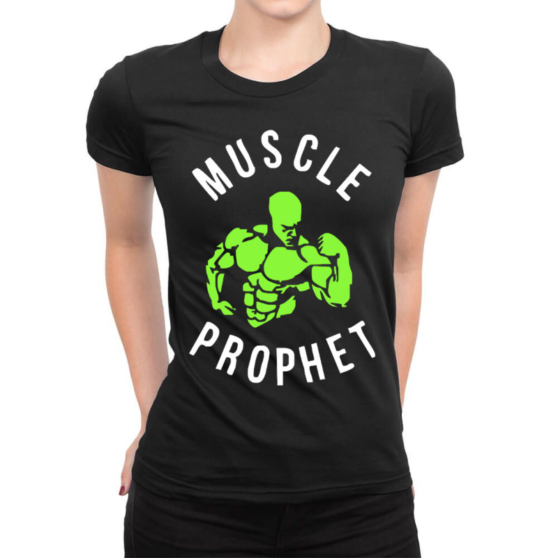 Muscle Prophet Ladies Fitted T-Shirt by nbobatiga | Artistshot