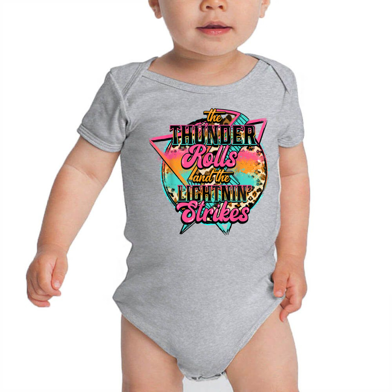 The Thunder And The Lightning Western Rolls And Strikes T Shirt Baby Bodysuit by alaizws | Artistshot