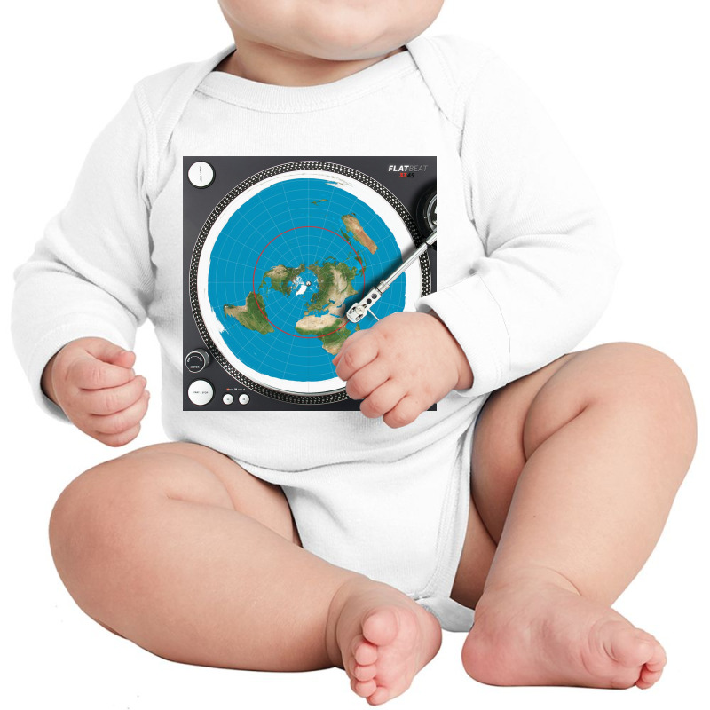 Flat Beat 33 Long Sleeve Baby Bodysuit by cafevisionare | Artistshot