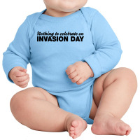 Celebrate Invasion Day Long Sleeve Baby Bodysuit | Artistshot