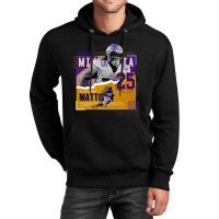 Alexander Mattison Football Paper Poster Vikings Unisex Hoodie | Artistshot