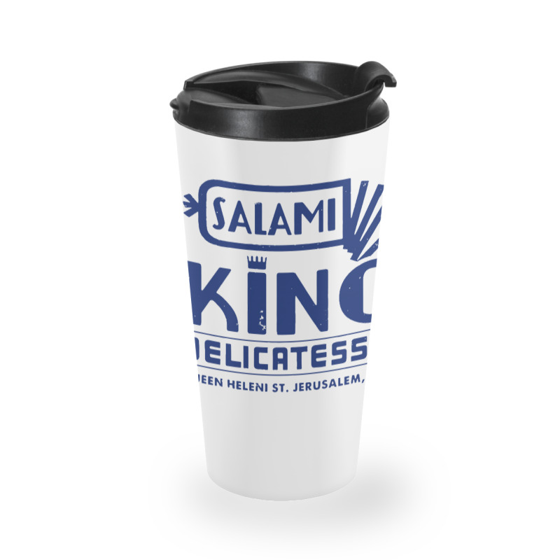 Salami King Jewish Deli T Shirt Jerusalem Israel T Shirt Delicatessen Travel Mug | Artistshot