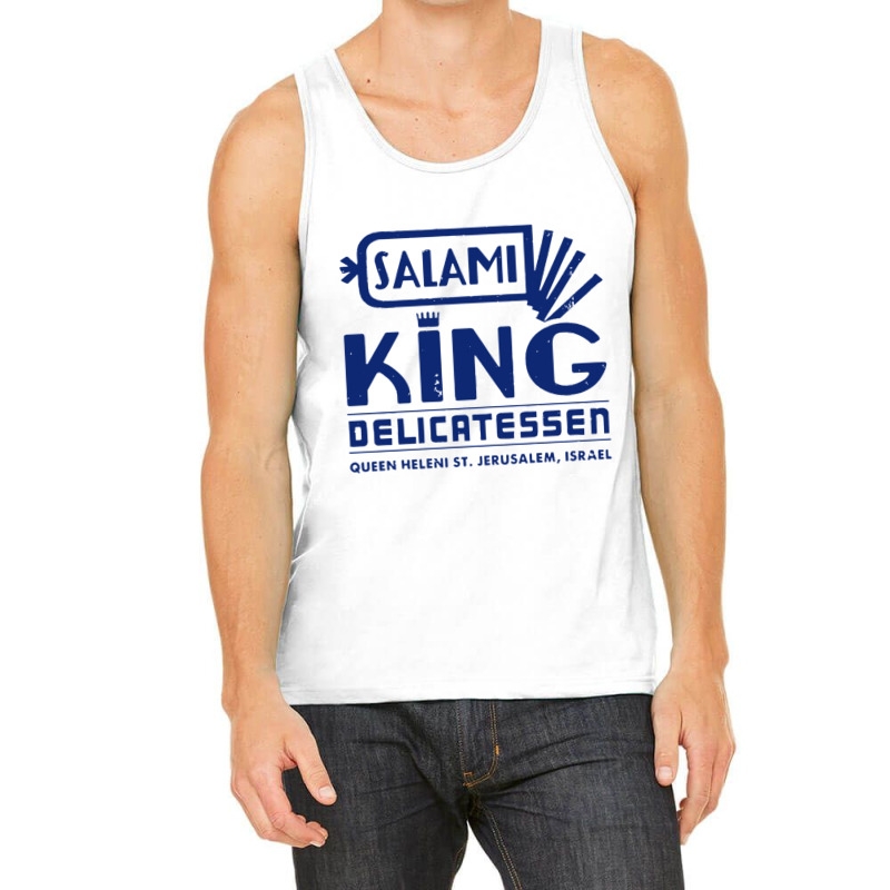 Salami King Jewish Deli T Shirt Jerusalem Israel T Shirt Delicatessen Tank Top | Artistshot