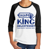 Salami King Jewish Deli T Shirt Jerusalem Israel T Shirt Delicatessen Youth 3/4 Sleeve | Artistshot