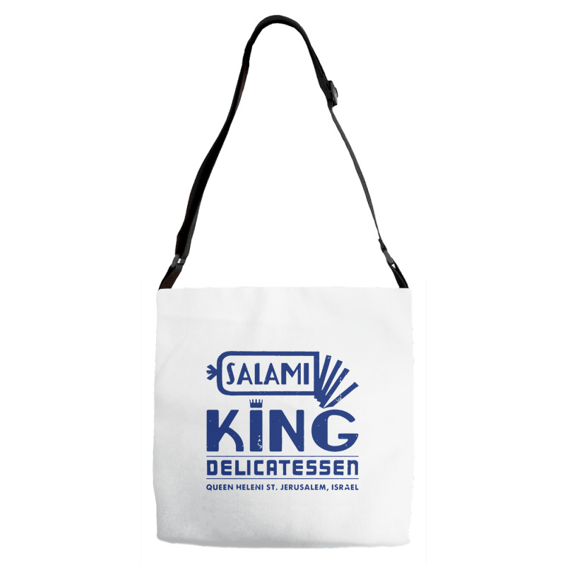 Salami King Jewish Deli T Shirt Jerusalem Israel T Shirt Delicatessen Adjustable Strap Totes | Artistshot