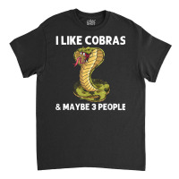 Cool Cobra Art For Men Women King Cobra Snake Lover Reptile T Shirt Classic T-shirt | Artistshot