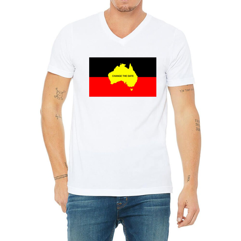 Invasion Day Change V-Neck Tee by istar freeze | Artistshot