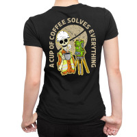 Surveyor And Coffee Ladies Fitted T-shirt | Artistshot