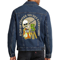 Surveyor And Coffee Men Denim Jacket | Artistshot