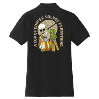 Surveyor And Coffee Ladies Polo Shirt | Artistshot