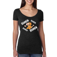 Instant Ramen Pomeranian Women's Triblend Scoop T-shirt | Artistshot