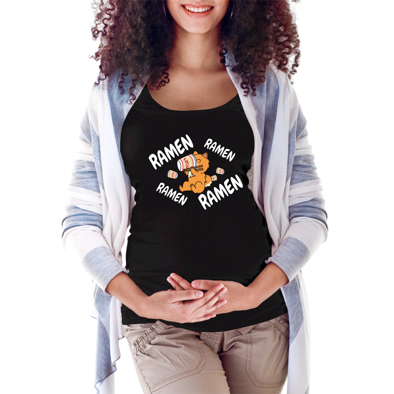 Instant Ramen Pomeranian Maternity Scoop Neck T-shirt | Artistshot