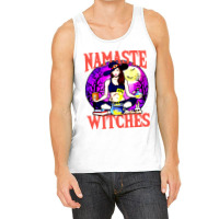 Namaste Witches Funny Pun Peacfeul Halloween Tank Top | Artistshot