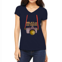 Photographer Gifts T  Shirt Relax The Photographer Has Arrived T  Shir Women's V-neck T-shirt | Artistshot