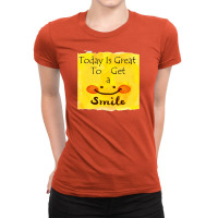 Smile Ladies Fitted T-shirt | Artistshot