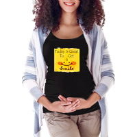 Smile Maternity Scoop Neck T-shirt | Artistshot