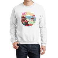 Tokyo Illustration Crewneck Sweatshirt | Artistshot