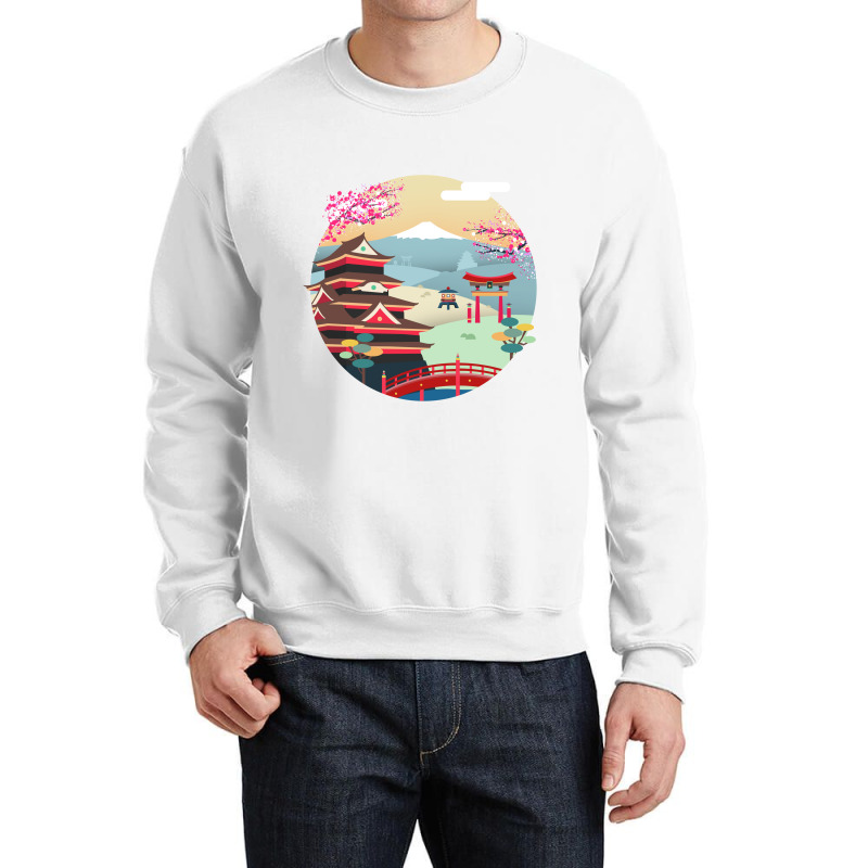 Tokyo Illustration Crewneck Sweatshirt by rahmaazari | Artistshot